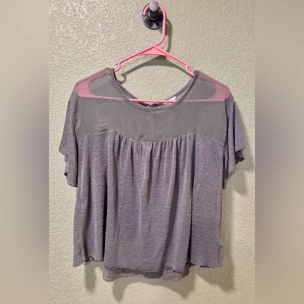 Aeropostale Gray Women's Blouse